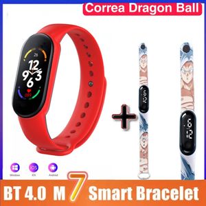 Smart Band M7 Pulsera Inteligente Rojo + Pulsera Dragon Ball