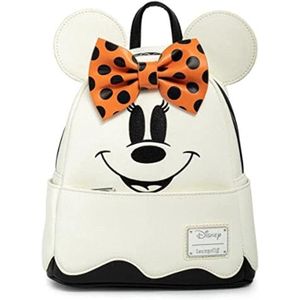 Mochila Pequeña Que Brilla En La Oscuridad Loungefly Disney Ghost Minnie