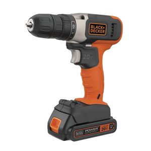 Taladro Atornillador 3/8" 20V 37Nm 600 Rpm Black + Decker BCD702C1-B2