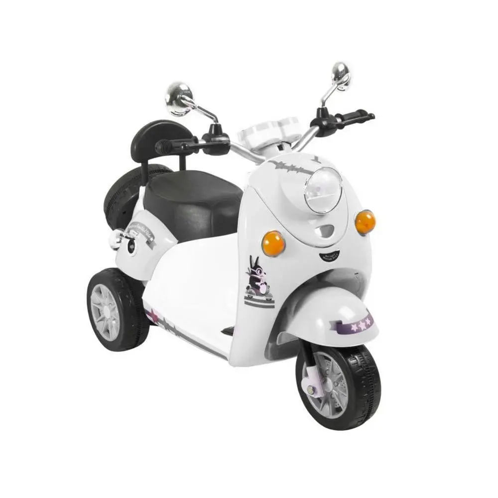 Moto Scooter Scooby MSS03 Blanco con 1 Batería Real Plaza