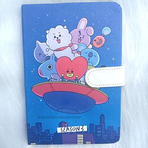Agenda Notebook Planner BTS BT21 Azul