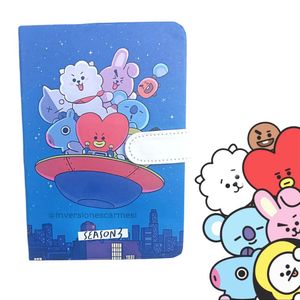 Agenda Notebook Planner BTS BT21 Azul