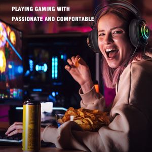 Audífono Gamer para PC Laptop Celular - RGB