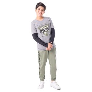 Jogger French Terry Pionier Dinoks Jogger C/Elastico