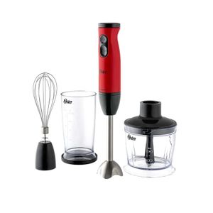 Batidora de inmersión Oster FPSTHB460A053 cuchilla Quad 400W - Rojo