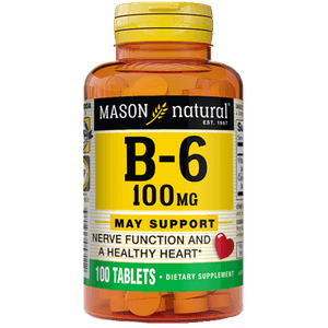 B6 100 MG Mason Natural 100 Tabletas