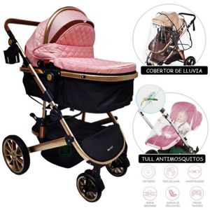 Coche Europeo Moises Baby Kits Milan Rosado