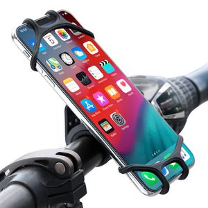 Soporte Universal S&T SH-BICPH para Bicicleta Para Telefono Silicona Negro