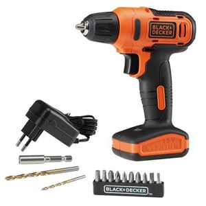 Taladro Atornillador 3/8" 12 V 1500 Rpm + 13 Accesorios Black + Decker LD12S-B2C