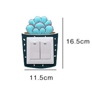 Decorativo para Interruptor Diseño Cactus C2C