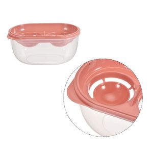Separador de Clara de Huevos Recipiente Repostería Rosado