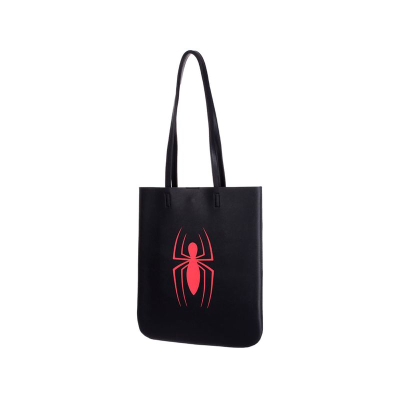 Bolsa tote logo spiderman negro - Miniso | 1000385032