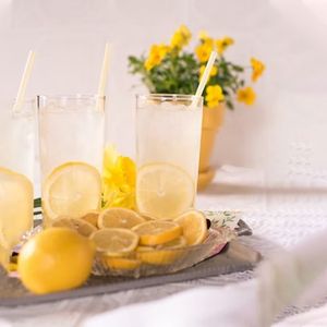 Juego de 6 Vasos Altos de Vidrio 340 ml