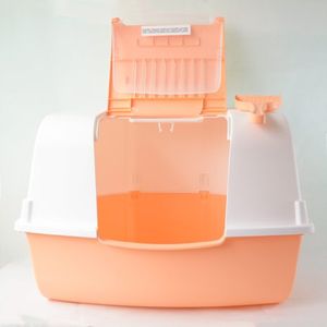 Arenero para Gatos - Cerrado para Esquinas - Melón