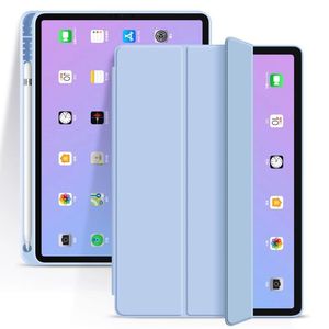 Smart Case Para El Ipad 10.2 Sky Blue (Celeste Bebe) + Lamina De Vidrio