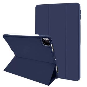 Smart Case Para El Ipad 11 Pro 2020 Azul + Lamina De Vidrio