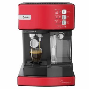 Cafetera Automática de Expresso Oster BVSTEM6603R Prima Latte Rojo
