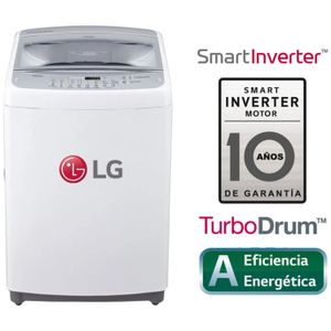 Lavadora LG Carga Superior Smart Inverter con TurboDrum™ 18 Kg TS1804NW BLANCO