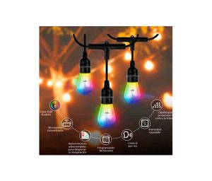 Guirnalda De Luces Inteligente con conexión Wi-Fi Nexxt NHB-O100