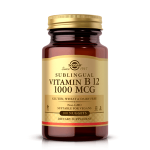 Vitamin B12 1000MCG Solgar Sublingual 100 unidades