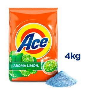 Detergente en Polvo Ace Aroma Limón 4 kg