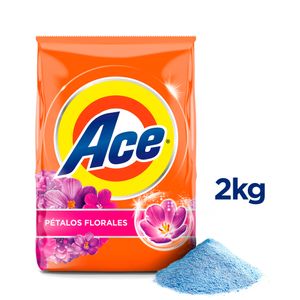 Detergente en Polvo Ace Pétalos Florales 2 kg