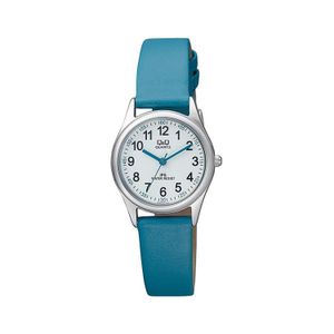Reloj Q&Q Original Cuero Turquesa