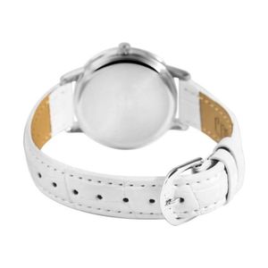 Reloj Q&Q Original Cuero Blanco