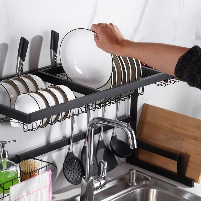 Estante Organizador Multifuncional Cocina D69 BL Y Escurridor de Platos  Premium 85cm - Real Plaza