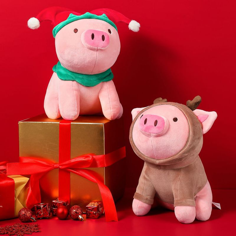 Peluche de discount cerdito con capucha