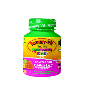 Gomitas Gommy-Vit Nutrilife Vit. C Zinc Hierro Calcio Y Magnesio Bot