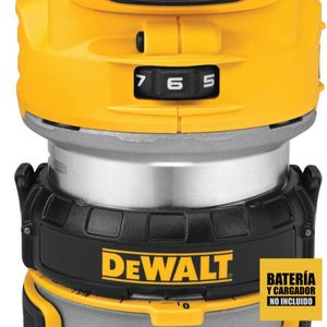 Fresadora 1/4" 20V Xr 25500 Rpm Baretool (Sin Bateria / Sin Cargador) Dewalt DCW600B