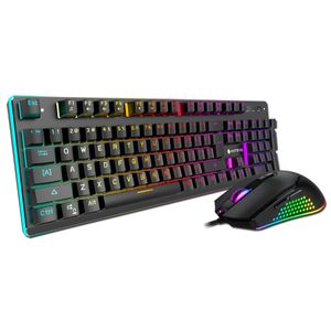 Combo Gamer Antryx GC-2200 Teclado + Mouse, RGB Led, USB