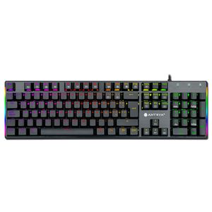 Teclado Gamer Mecánico Antryx MK850, Chrome Storm, RGB, multimedia