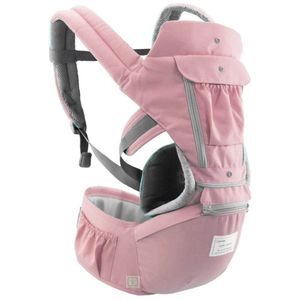 Canguro Para Bebe Ergonómico 3 en 1 Multiposición Rosado