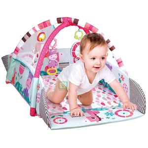 Gimnasio Musical con Pelotas Ideal 5 en 1 Rosado