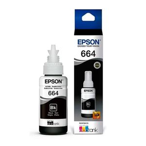 Botella de Tinta Epson T664120-Al Negro L110/L1300