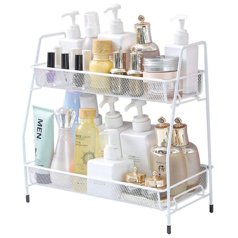 Organizador Estante de Cremas Maquillaje Cosméticos 2 Niveles B - Real Plaza