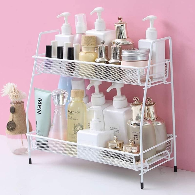 Organizador Estante de Cremas Maquillaje Cosméticos 2 Niveles B