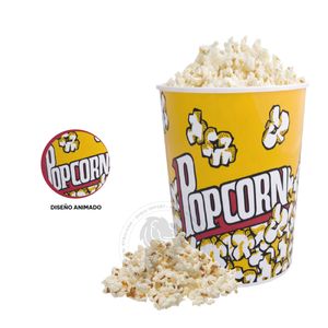 Popcorn Canchita Balde Amarillo PERSONAL