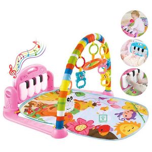 Gimnasio de Bebe Baby World 696-R22 con Piano Para Patear Rosado