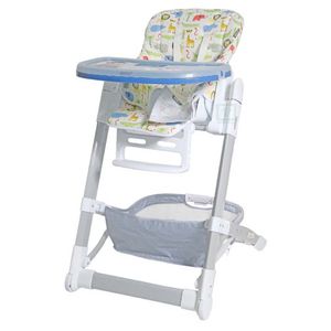 Silla de Comer Ebaby CAMI 620-1 Regulable Azul