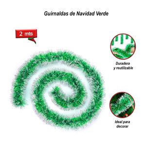 Guirnaldas de Navidad Verde 2m