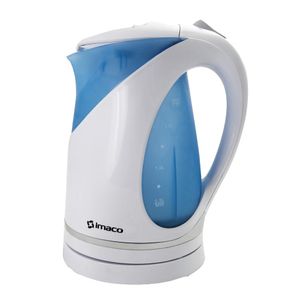 Hervidor de Plástico Eléctrico 1.7L Imaco KE2004 Blanco Azul