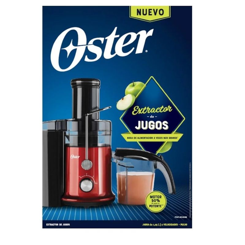 Extractor de Jugo Oster 600W FPSTJE320R - Real Plaza