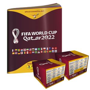 Álbum FIFA World Cup Qatar 2022™ Panini Tapa Blanda + 2 Cajitas (208 Sobres)
