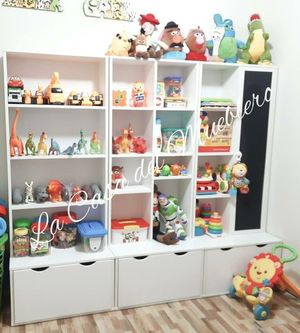 Organizador Juguetero Valentina La Casa del Mueblero Blanco