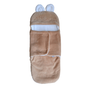 Manta para Bebé con Saquito Mi Cigüeña Beige