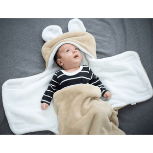 Manta para Bebé con Saquito Mi Cigüeña Beige