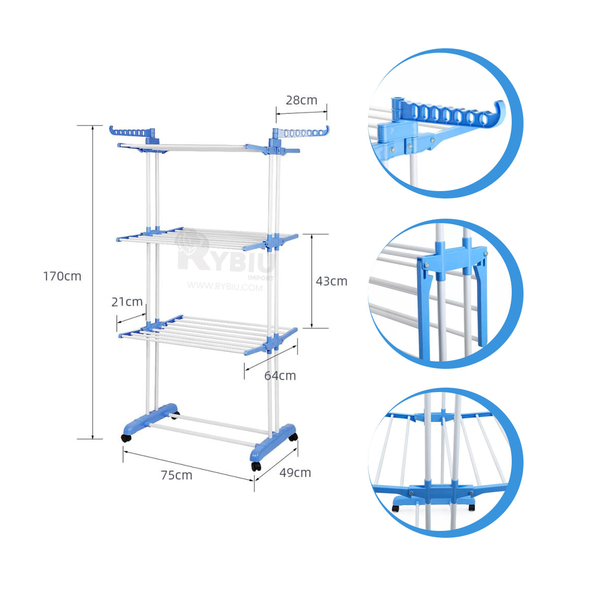 TENDEDERO PLEGABLE - ALL Import